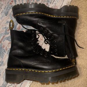 Black Platform Dr. Martins